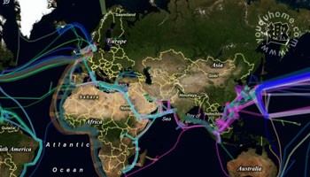 值得站长收藏的全球海底光缆分布图-Greg's Cable Map