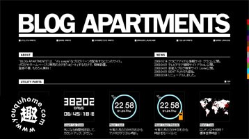 为博客添喜感的小游戏-BLOG APARTMENTS