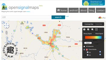 全球手机基站分布示意图-OpenSignalMaps