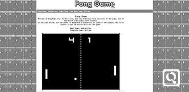 各种形式的乒乓大战-Pong Game