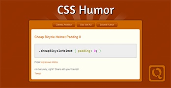 有趣的CSS选择器名称-CSS Humor