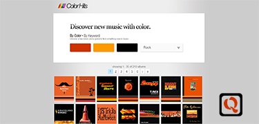 根据颜色搜索歌手专辑-Colorhits