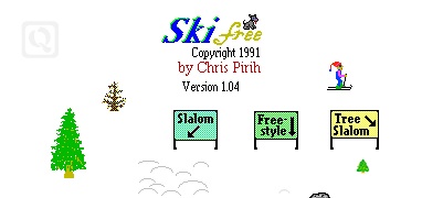 经典Window老游戏-SkiFree Online