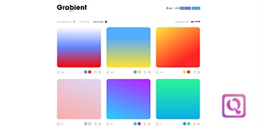 CSS代码渐变颜色生成工具-Grabient